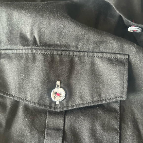 French XOOS Shirt funky print detailing size 1 - Picture 6 of 8